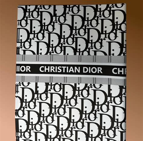 flower wrapping paper Dior